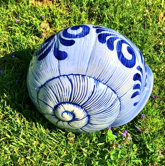 Bembel Gartenschnecke #Gartendeko