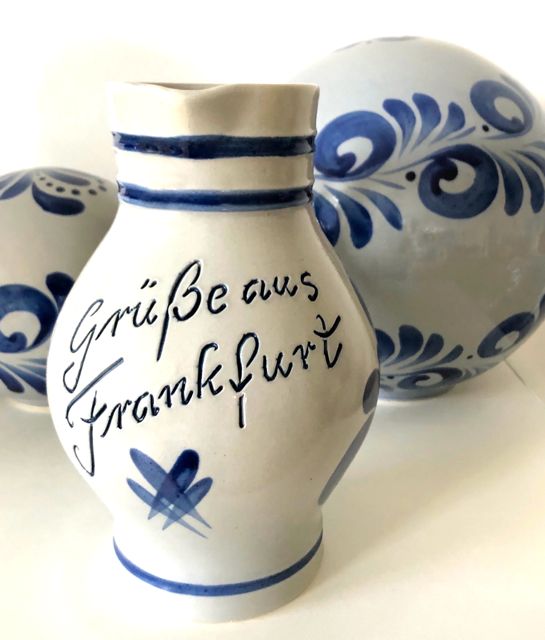 1 Liter Bembel Grüsse aus Frankfurt #Benbelkaufen #Frankfurt