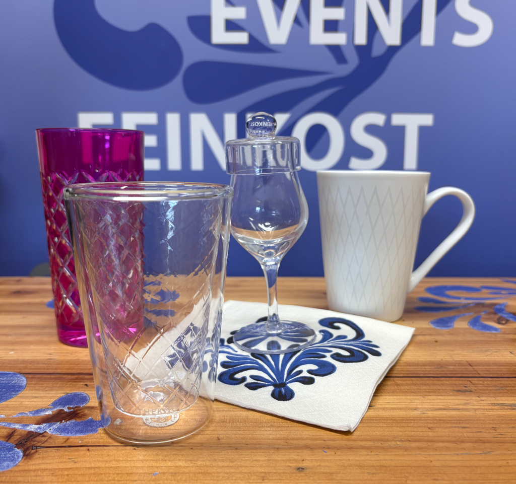 Personalisierte Gläser
