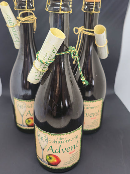 Stier Apfel-Schaumwein Rosé Advent – Festlicher Apfelgenuss