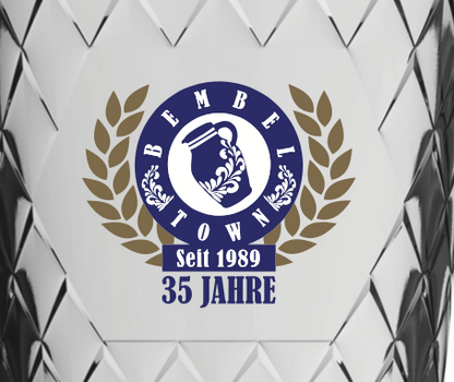 Frankfurter Geripptes Apfelweinglas 35 Jahre Bembeltown