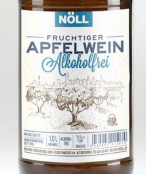 Alkoholfreier Apfelwein von der Kelterei Nöll bei Bembeltown #Apfelwein #alkoholfrei