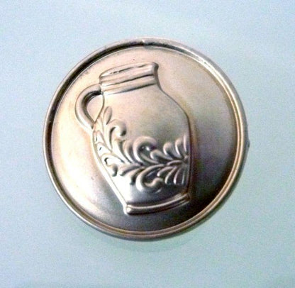 Silberne Belbel Knöpfe #Frankfurt