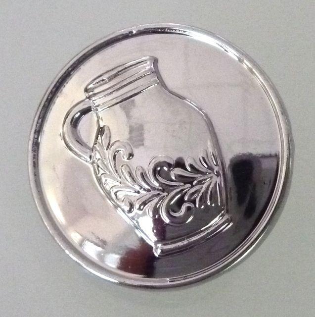 Silberne Bembel Knöpfe -Frankfurt Knöpfe