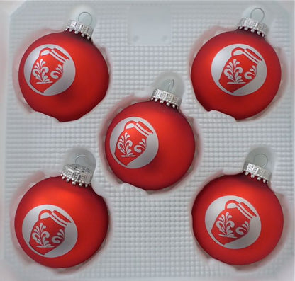 Christbaumkugel "Bembel" (rot)