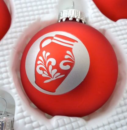 Christbaumkugel "Bembel" (rot)