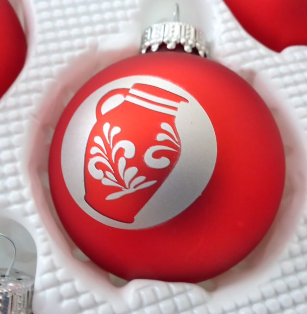 Christbaumkugel "Bembel" (rot)