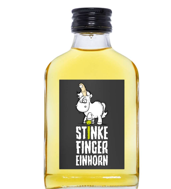 Stinkefingereinhorn - Likör mit Äpfeln