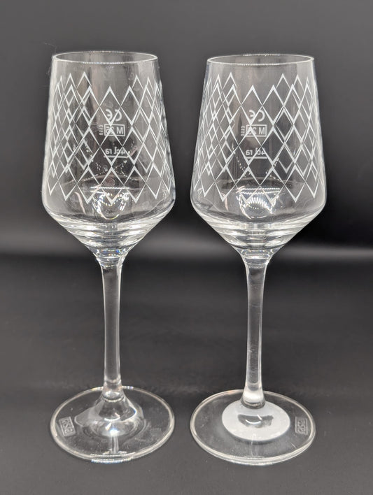 Geripptes Cordialglas 4cl