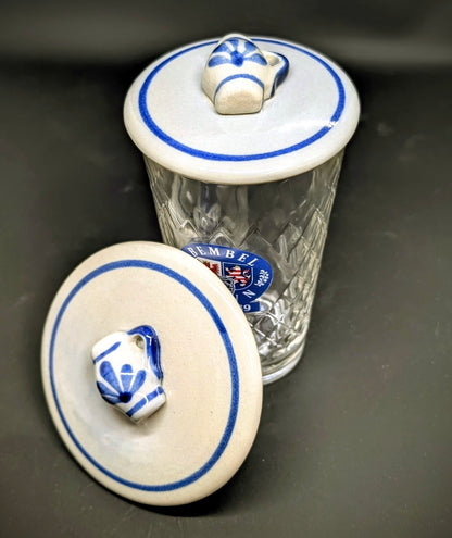 Keramik Apfelwein Deckelsche mit Bembel