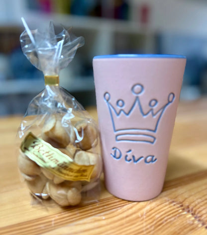 Diva Becher mit original Frankfurter Bethmännchen von Bembeltown #Bethmännchen #Bethmaennchen