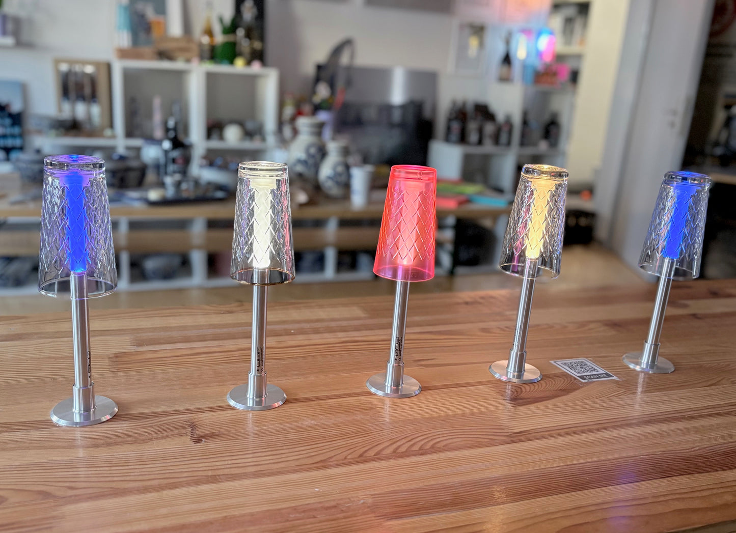 Frankfurter Lampe mit Gerippten Multicolor