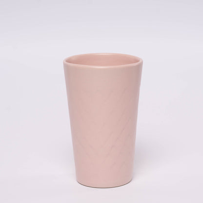 Gerippter Apfelweinbecher - rosa, 0,3l