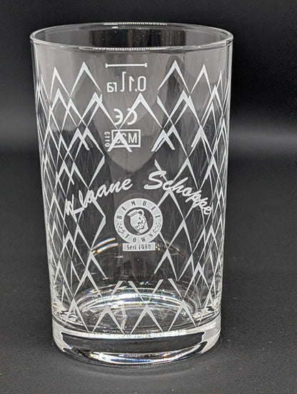 Geripptes Probierglas 0,1L