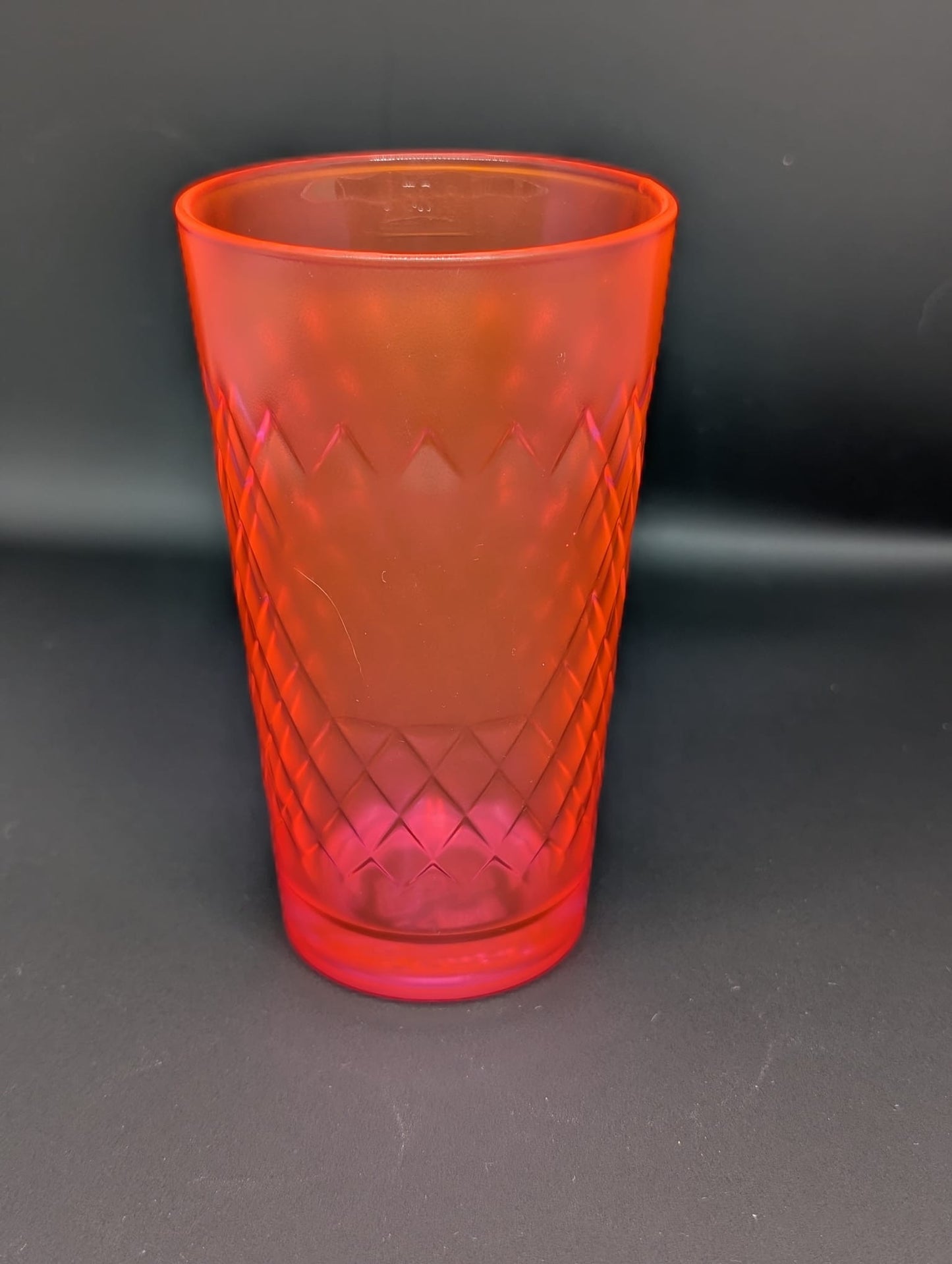 Geripptes Apfelweinglas Neon Pink in 3 Designs