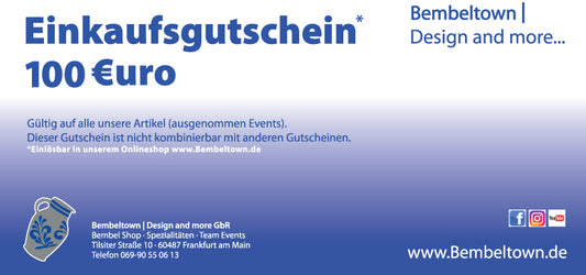 Bembeltown Geschenkgutschein 100€