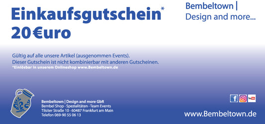 Bembeltown Geschenkgutschein 20€