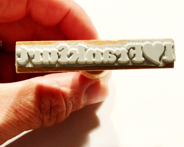 I LOVE FRANKFURT STEMPEL #StempelShop