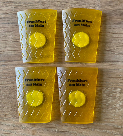 Frankfurt am Main - Kühlschrankmagnete bei Bembeltown - Hessen Souvenirs und mehr #Bembel #Geschenke #Giveaways