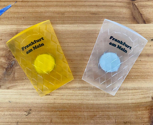 Geripptes als Kühlschrankmagnet by Bembeltown #Kühlschrankmagnet #Souvenirs #Giftshop #Geschenke