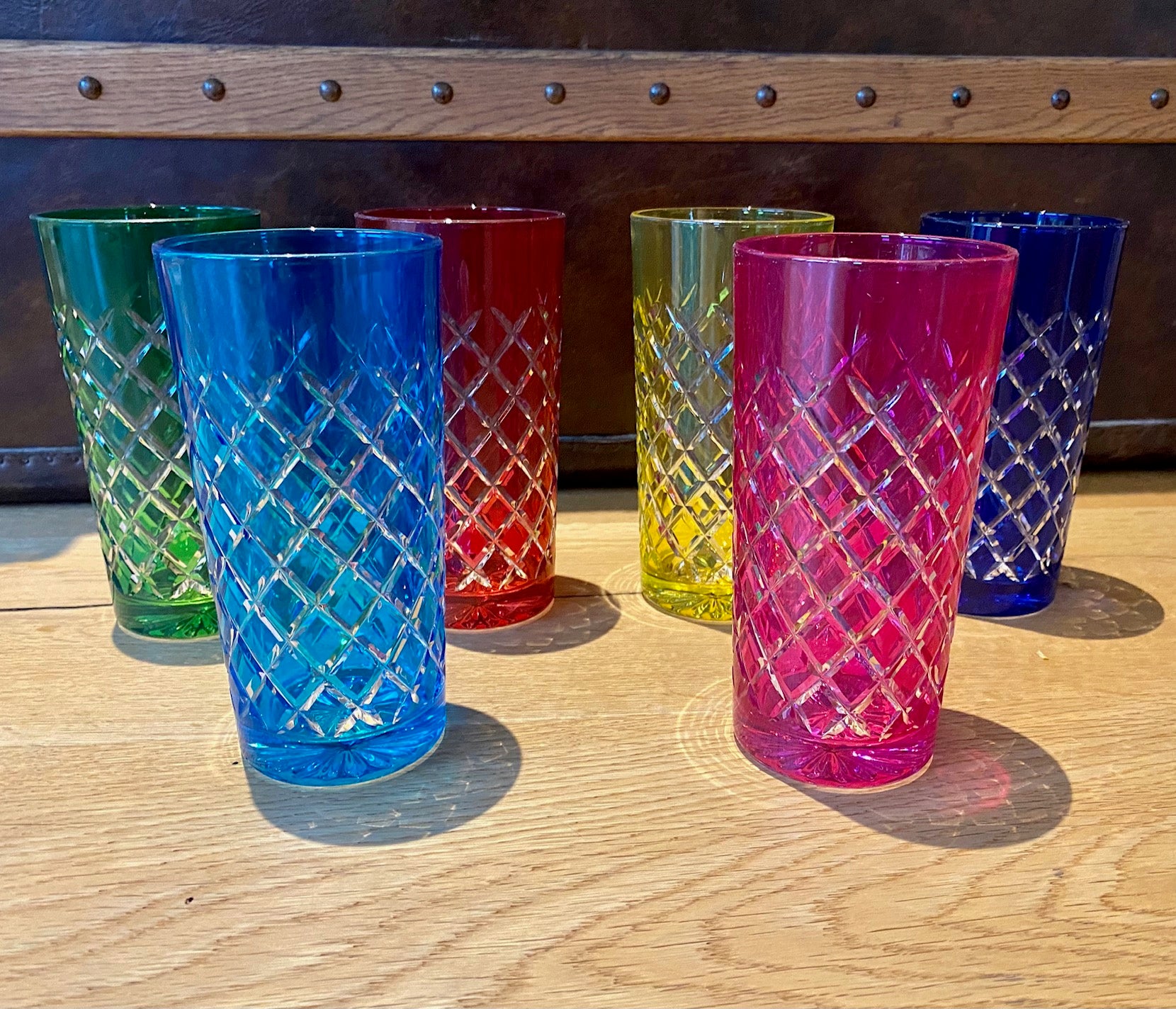 Smaragdgrün Gerippte Gläser 0,3L aus Kristallglas by EDEL·RIPP – Der Bembel Shop