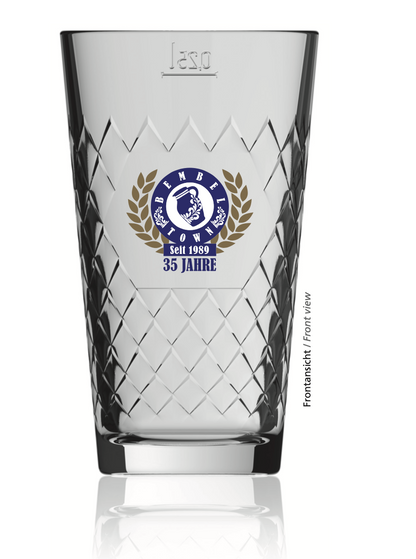Frankfurter Geripptes Apfelweinglas 35 Jahre Bembeltown