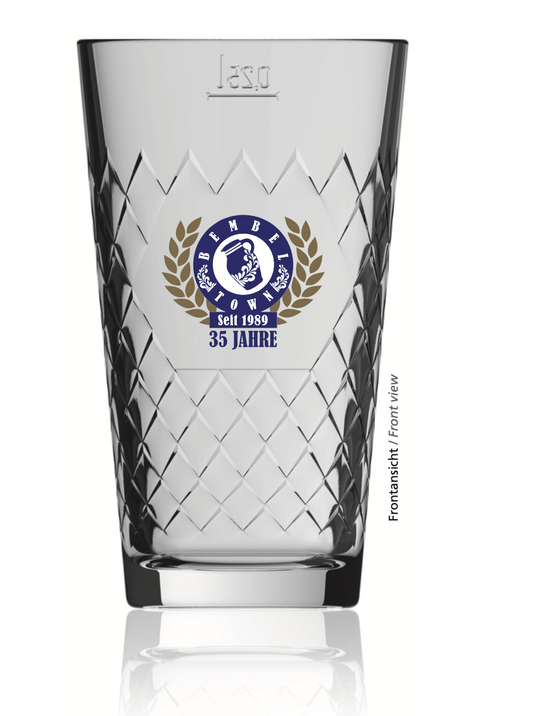 Frankfurter Geripptes Apfelweinglas 35 Jahre Bembeltown
