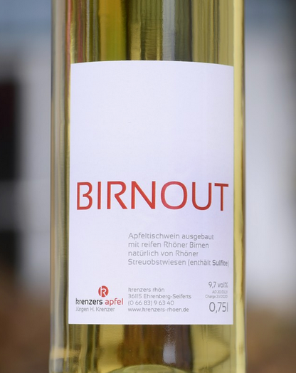 Krenzers Rhön Birnout - Apfelwein Spezialitäten bei Bembeltown