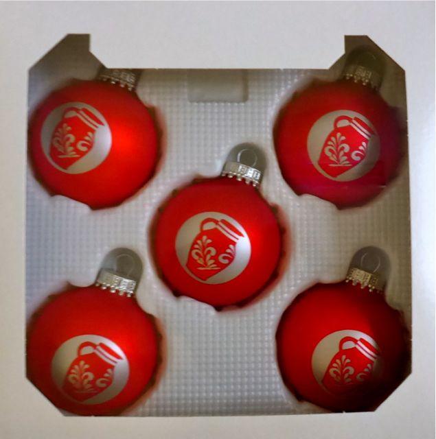 Christbaumkugel "Bembel" (rot)