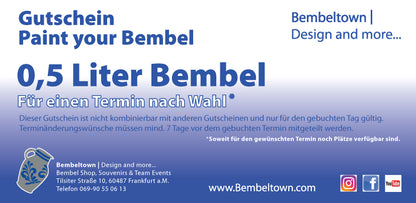 Bembel Party 0,5L Gutschein