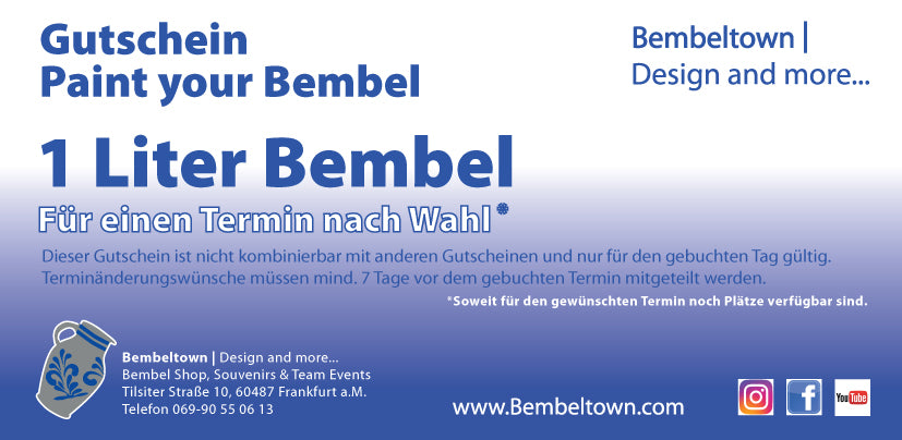 Bembel Party 1L Gutschein