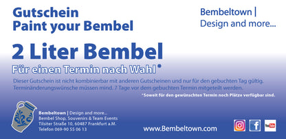 Bembel Party Gutschein 2L