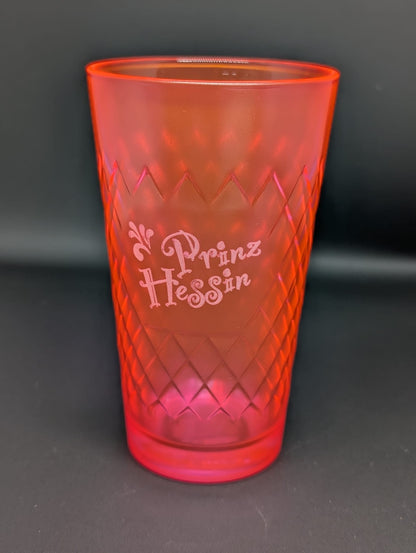 Geripptes Apfelweinglas Neon Pink in 3 Designs