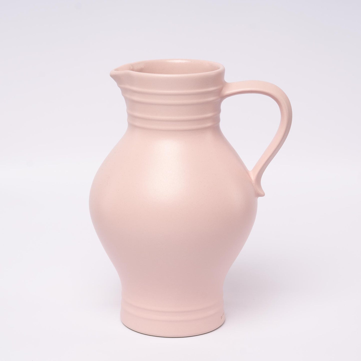 Klassischer Bembel in Rosa 2L – handgemacht in Hessen