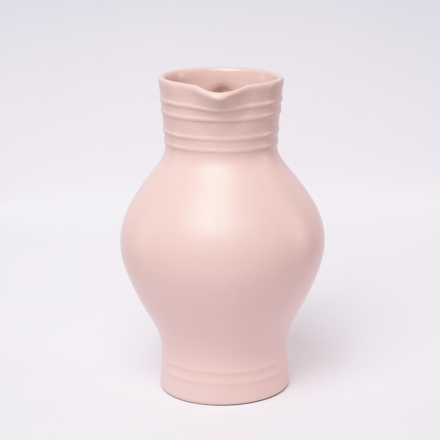 Klassischer Bembel in Rosa 2L – handgemacht in Hessen