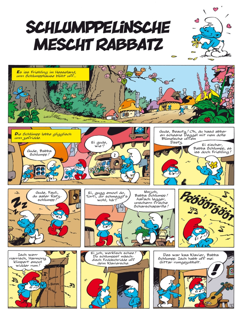 Die Schlümpp uff Hessisch - Schlumppelinsche mescht Rabbatz