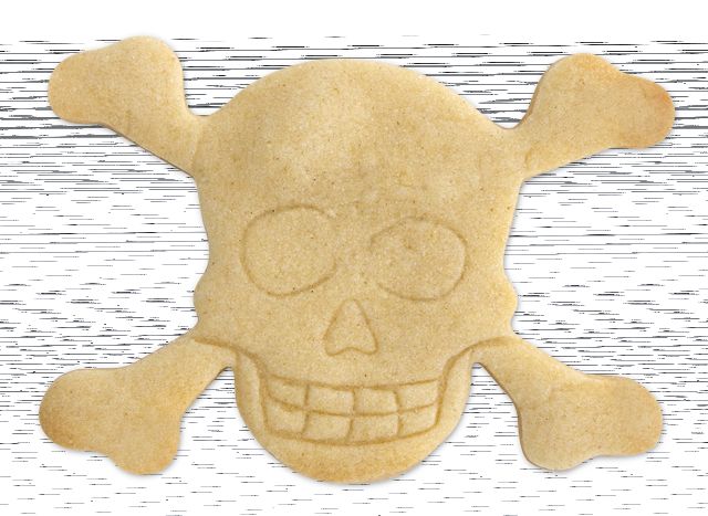 Totenkopf Ausstecher - Plätzchenform #Totenkopf #Skull