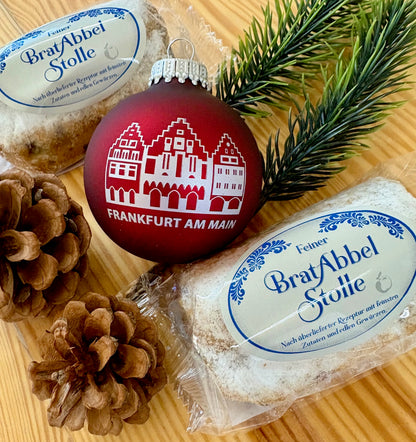 Christbaumkugel "Römer" (rot-matt)