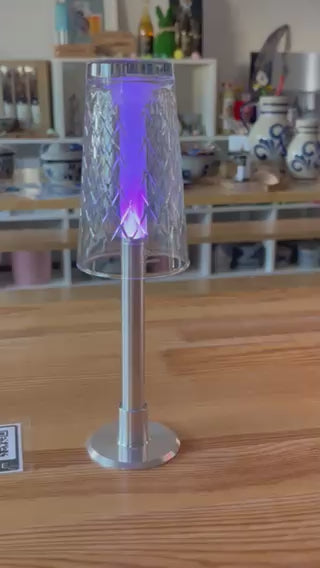 Frankfurter Lampe mit Gerippten Multicolor